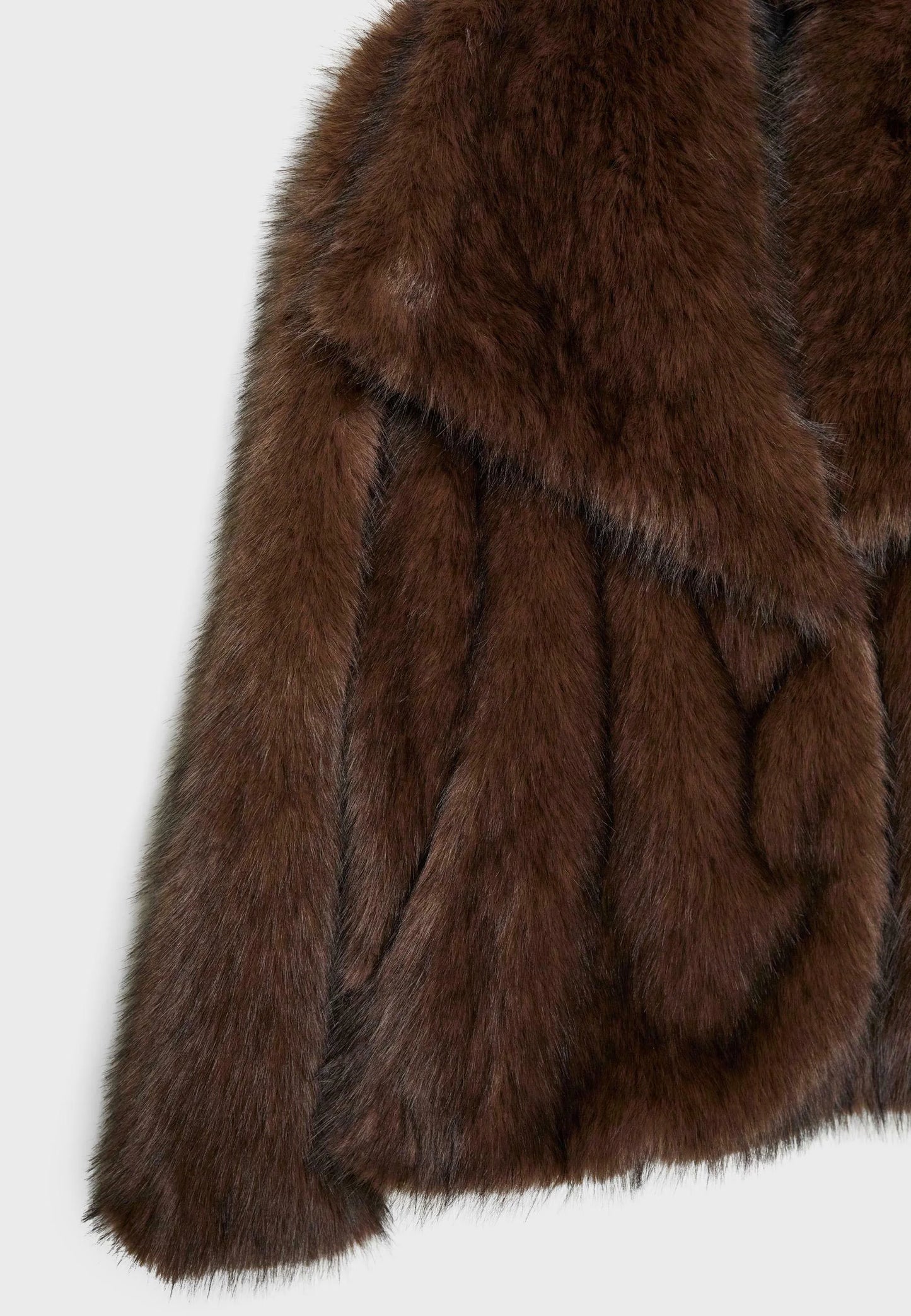 Veste Fourrure Marron