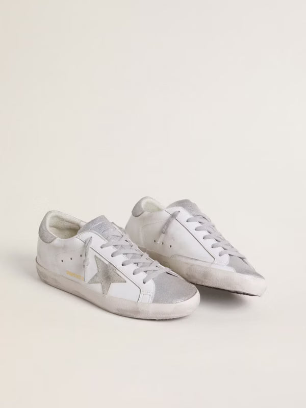 GGDB - Super-Star avec étoile en daim gris à paillettes argentées