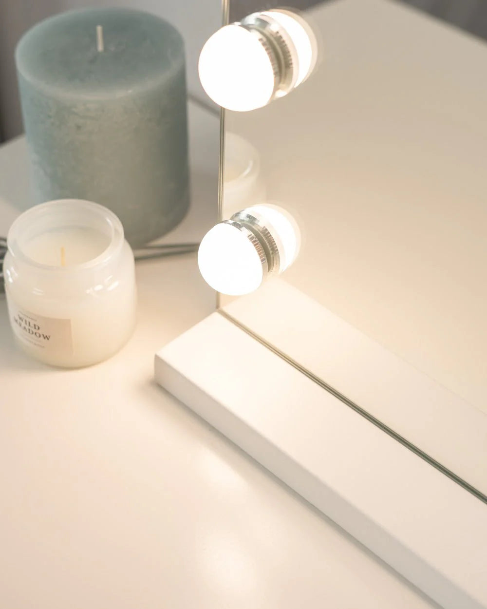 Miroir de maquillage à LED