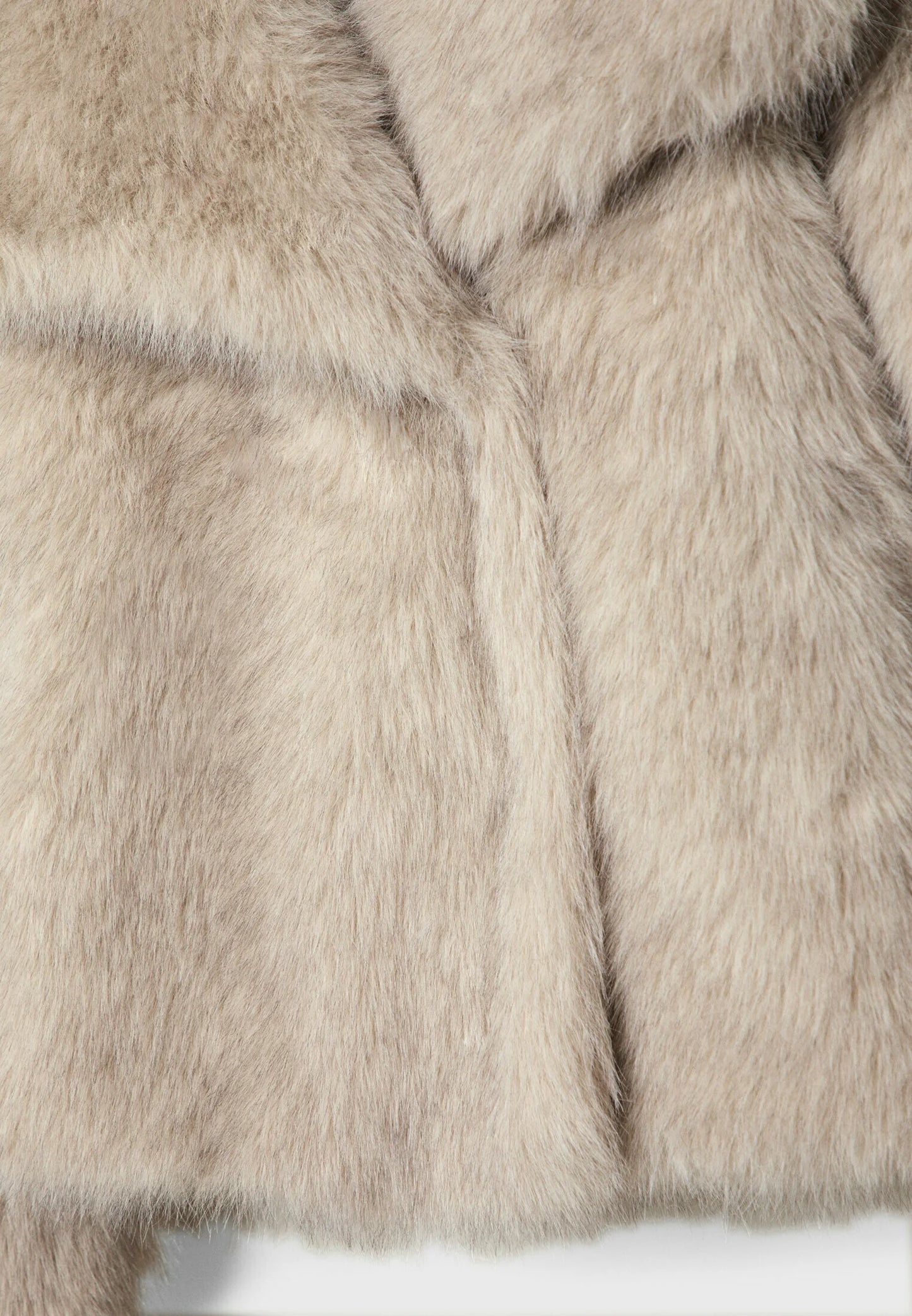 Veste Fourure Beige