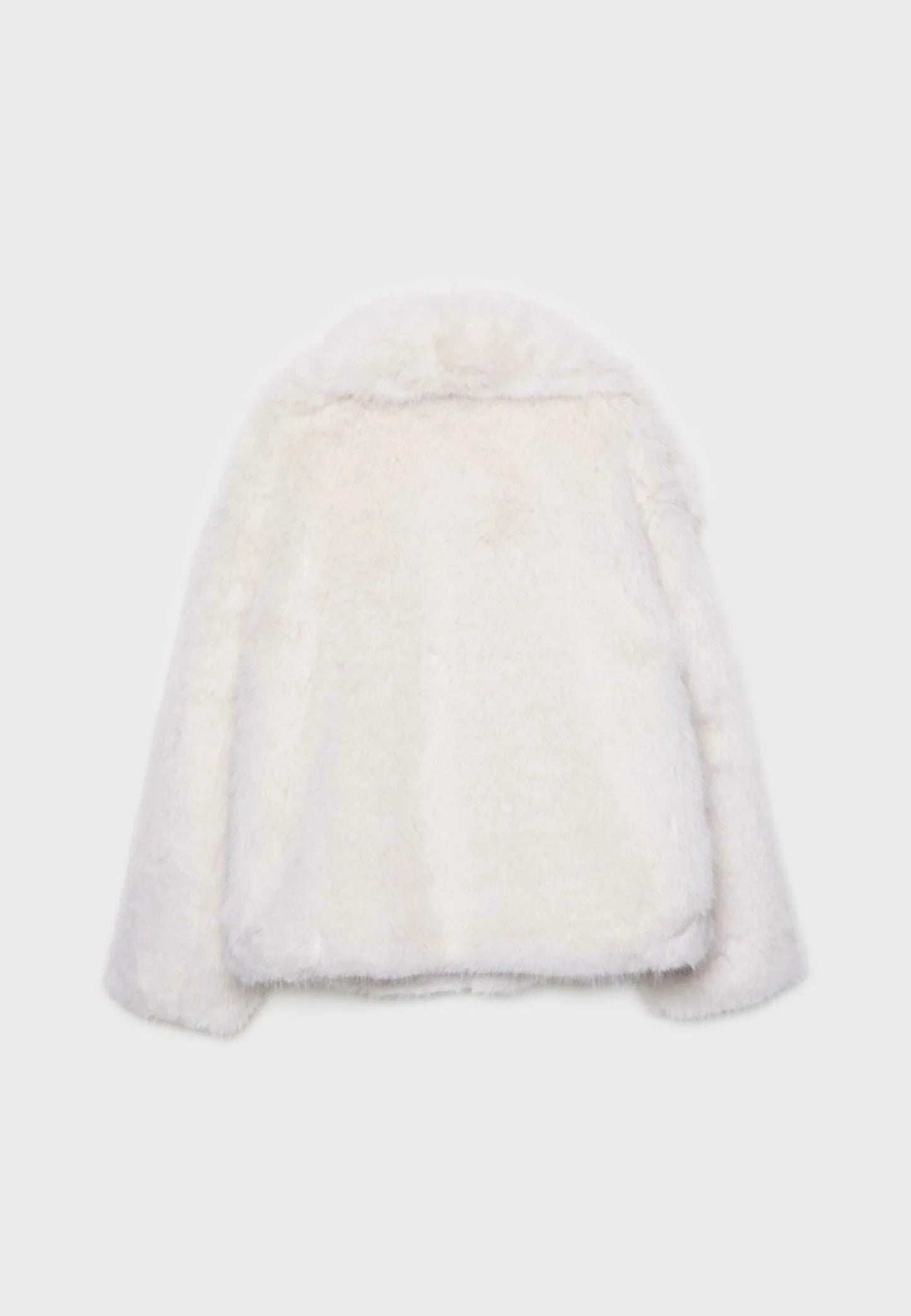 Veste Fourrure Blanc