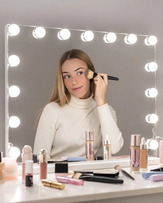 Miroir de maquillage à LED